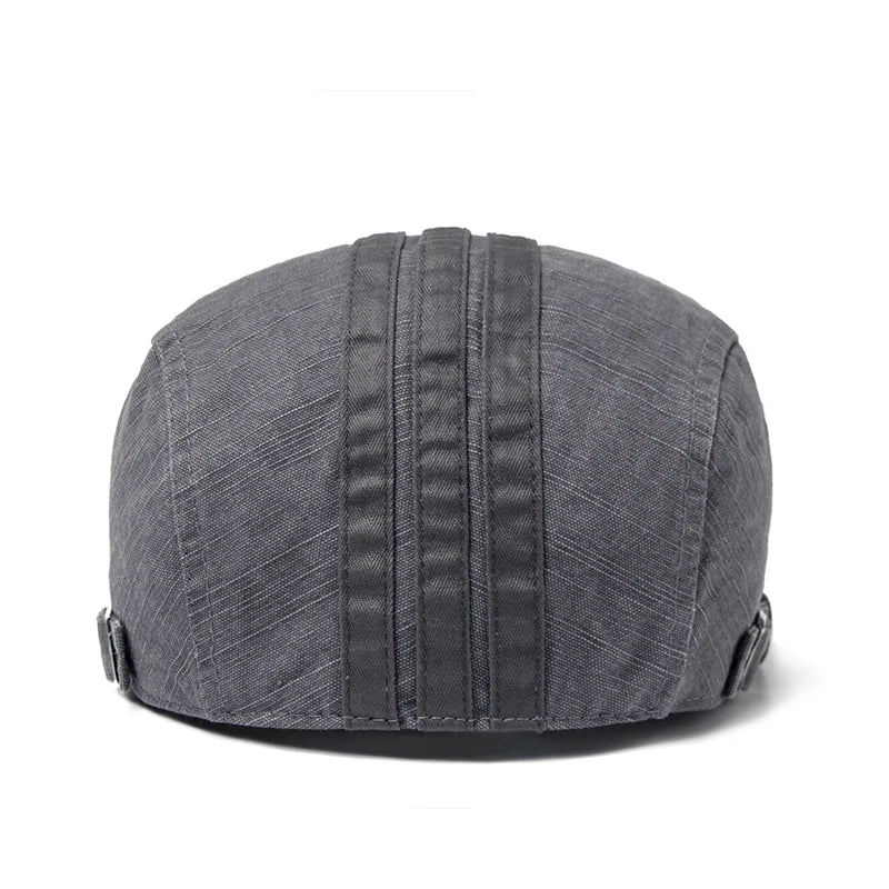 CNTANG Neue Männer Baskenmütze Mode Stickerei Flache Kappe Sommer Visier Für Männliche Mode Vintage Baumwolle Casual Berets Einstellbar