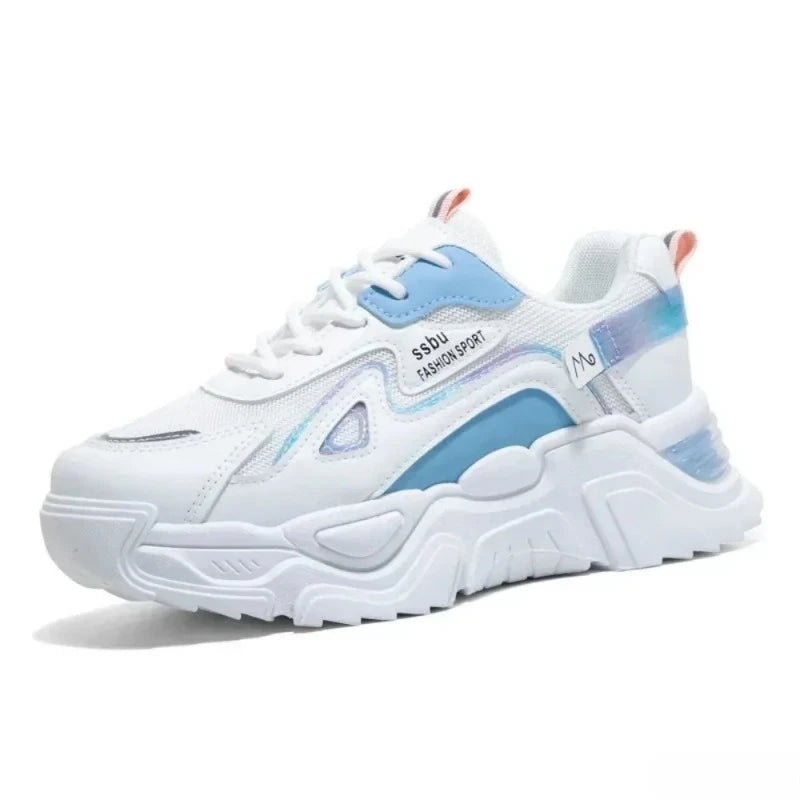 Turnschuhe Frauen Plattform Flache Schuhe Frau Schuhe Grün Casual Trainer Damen Chunky Turnschuhe Frauen Schuhe