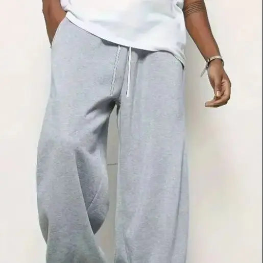 Superhübsche Herrenhose mit geradem Bein aus reiner Baumwolle für Freizeitkleidung, geeignet für Männer und Frauen im Herbst und Winter