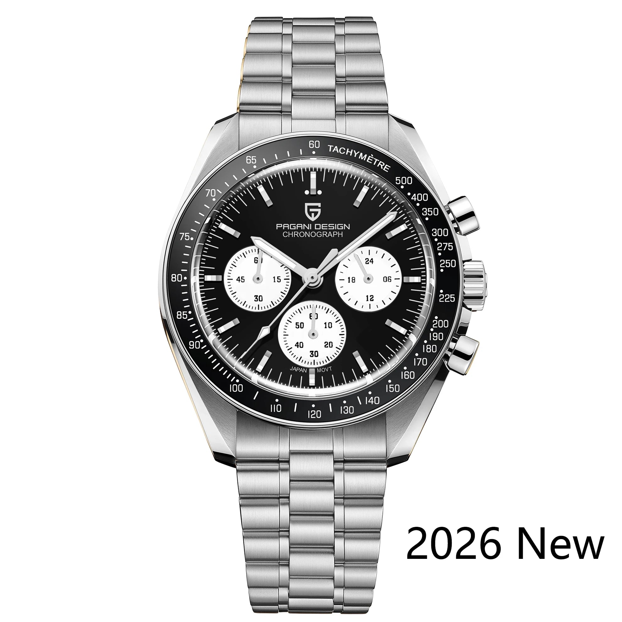 PAGANI DESIGN 2026 Neue AK Project Herrenuhren Luxus Quarz-Armbanduhr für Männer AR Saphir Speed Chronograph Automatisches Datum