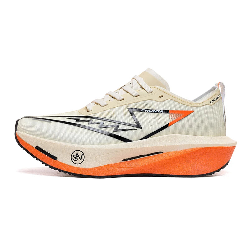 Laufschuhe mit Carbonplatte, Spezial-Marathon-Schuhe für Herren, Atmungsaktive Leichte Damen-Sneaker, Bequeme Rutschfeste Chunta-Schuhe