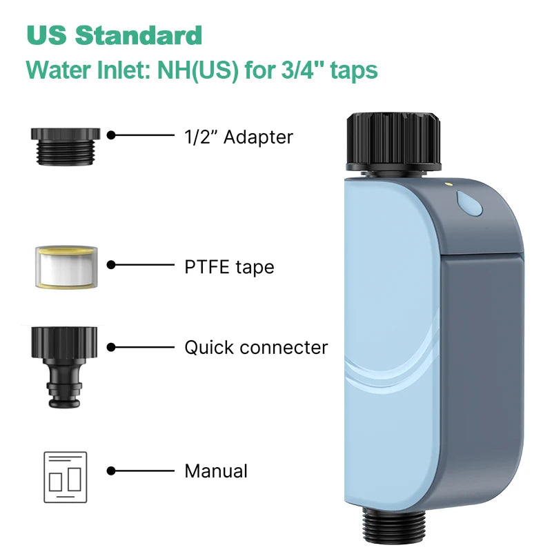 Smart Tuya WiFi Garten Bewässerung Timer Sprinkler Ventil Programmierbare Auto Bewässerung Bewässerung Timer Bewässerung Bewässerung System