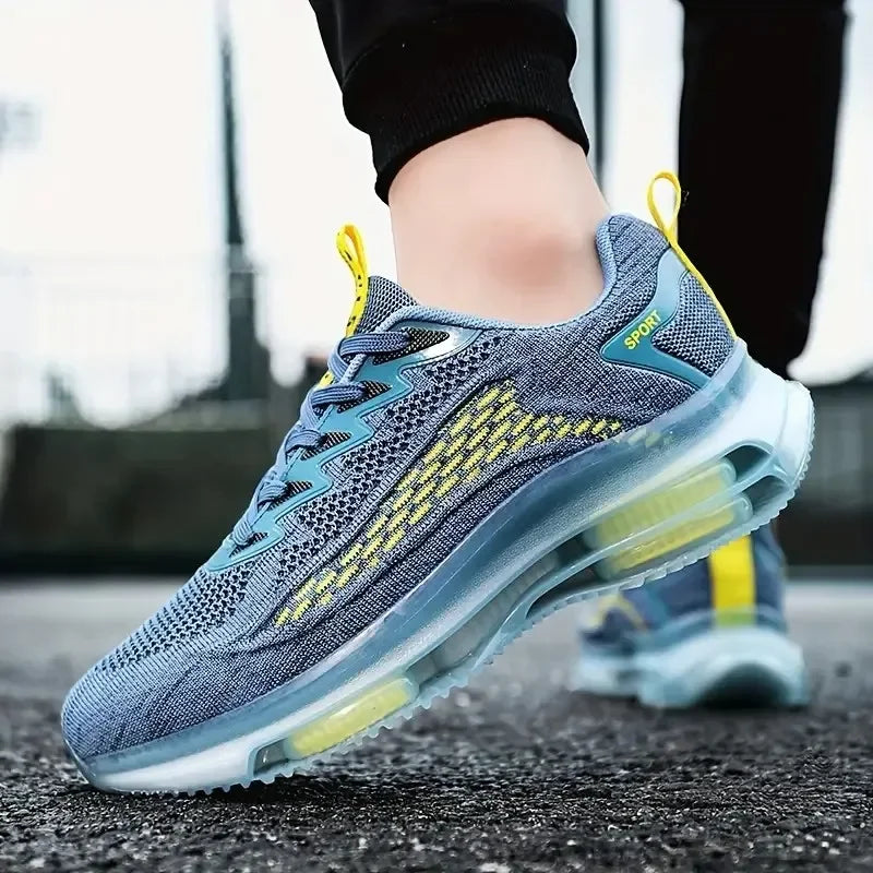 2026 Casual Sneakers Luftkissen-Laufschuhe Jogging Marathon Herren Sport Atmungsaktiv Leichtgewichtig Bequem Rutschfest Freizeit