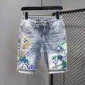 Sommer Stretch-Baumwolle shorts Herren lässige Sashimi-Komfort hochwertige Plus-Size-Jeans shorts