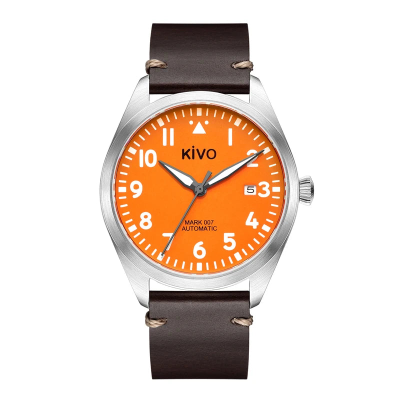 Swiss Uhren Aviator Pilot Automatikuhr Field Mechanische  Fliegeruhr Flieger Armbanduhr Reloj Aviador Piloto Clock Uhr