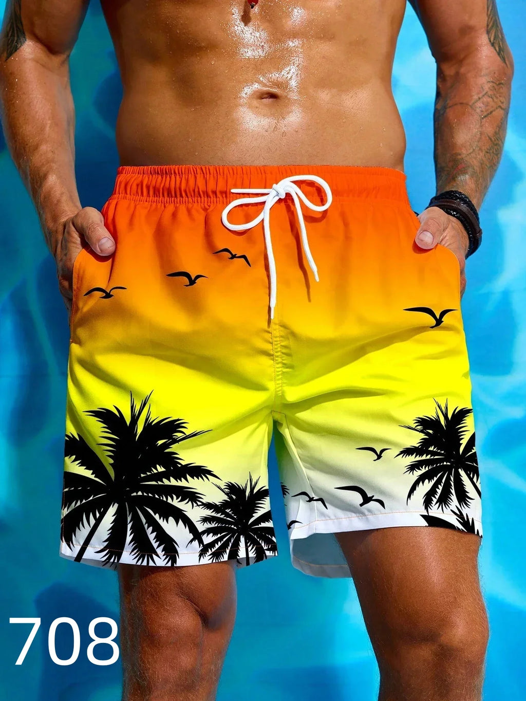 2025 NEUE Fitness-Sportshorts für Herren Sommer Gym Workout Atmungsaktive Mesh-Shorts Schnelltrocknende Strandshorts Herren Sportbekleidung ﻿