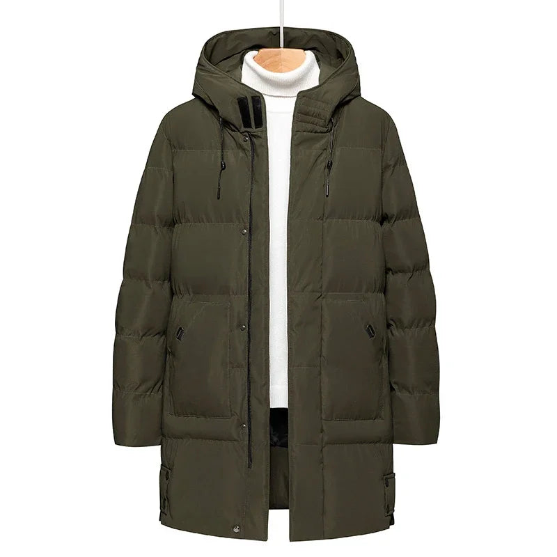 Jacke Männlich Cargo ,Lange Windschutz Plus Größe 8xl 7xl 6xl Casual Warme Gepolsterte Oberbekleidung Winter Parkas Männer Dicke Warme Jacke mäntel