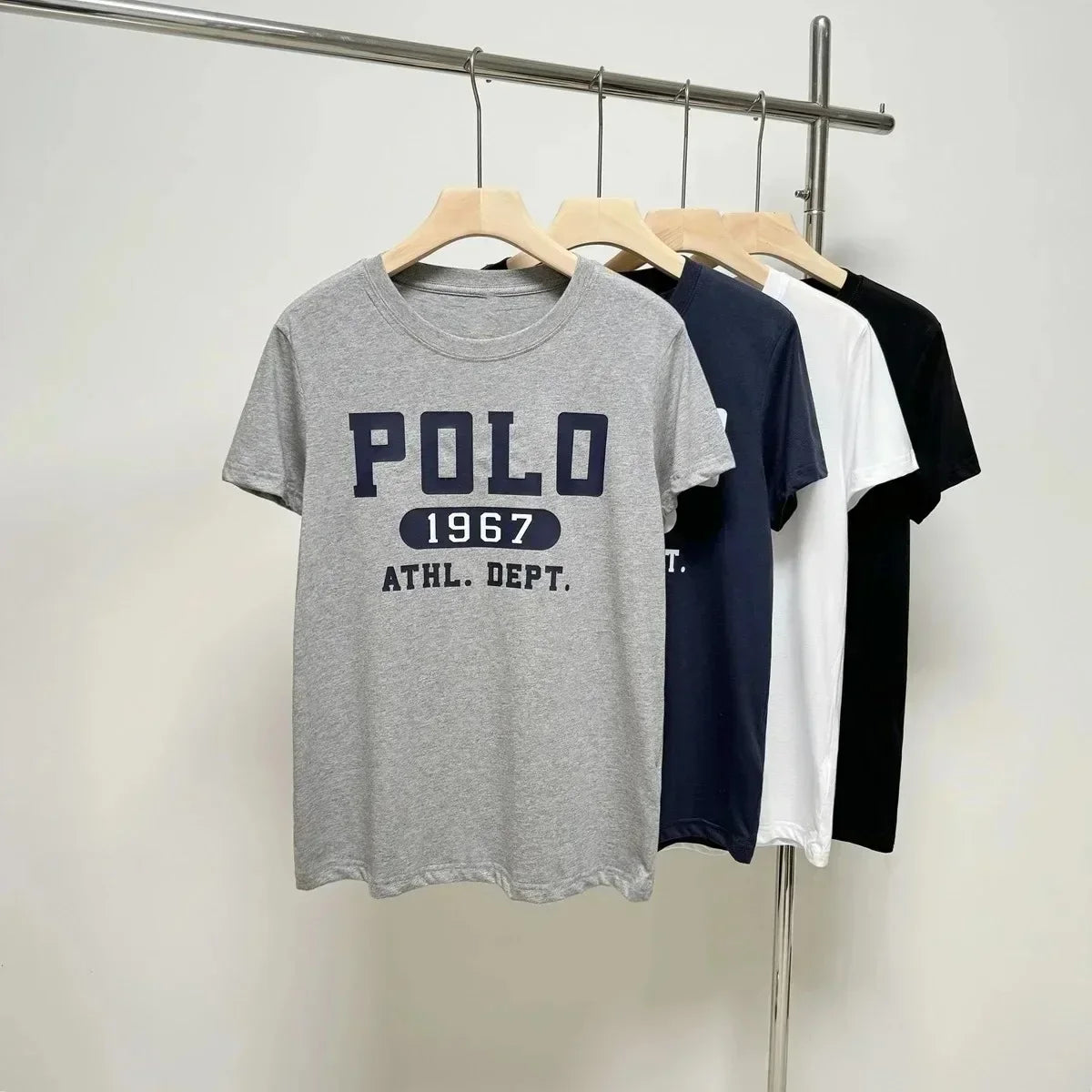 Rlauren T-Shirt neue Polo1967 Logo koreanische beliebte Kleidung Kurzarm Frau Kleidung Tops Damen Tops für den Sommer