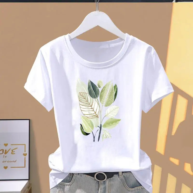Modal Weibliche Druck Mode Nette Internet Celebrity kurzarm T-shirt Frauen Kleidung Tops Übergroßen T Shirt