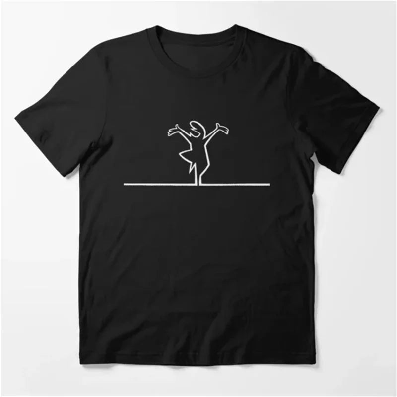 La Linea Die Linie Osvaldo Cavandoli TV T Hemd Männer Glücklich Mode Frauen t-shirts Streetwear T Rundhals Casual Tops camisetas