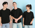 Tops T T Shirt Schwarz Weiß T-shirt Herren Kostenloser Geburtstag Geschenk Tops T-Shirt 5707X