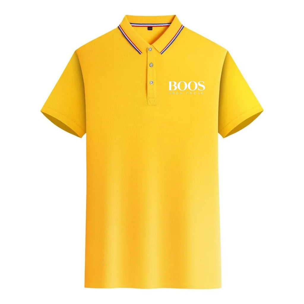 Sommer Mode Neue männer Kurzarm Designer Exquisite Dreidimensionale Stickerei POLO Atmungsaktive Revers Business T-shirt