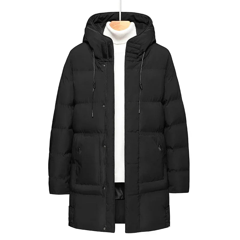 Jacke Männlich Cargo ,Lange Windschutz Plus Größe 8xl 7xl 6xl Casual Warme Gepolsterte Oberbekleidung Winter Parkas Männer Dicke Warme Jacke mäntel
