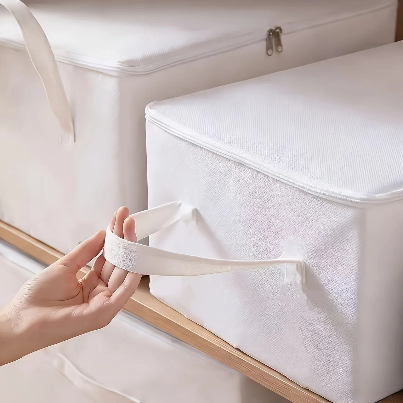 Große Aufbewahrungsbox unter dem Bett |   Platzsparend, faltbares Design, geeignet für Betten, Kleiderschränke