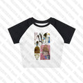 Ästhetische Brief Tank top Crop Tops T-shirt Kurzarm Weste Tees Harajuku Streetwear Hosenträger Frauen Kleidung hemd 2000er Jahre