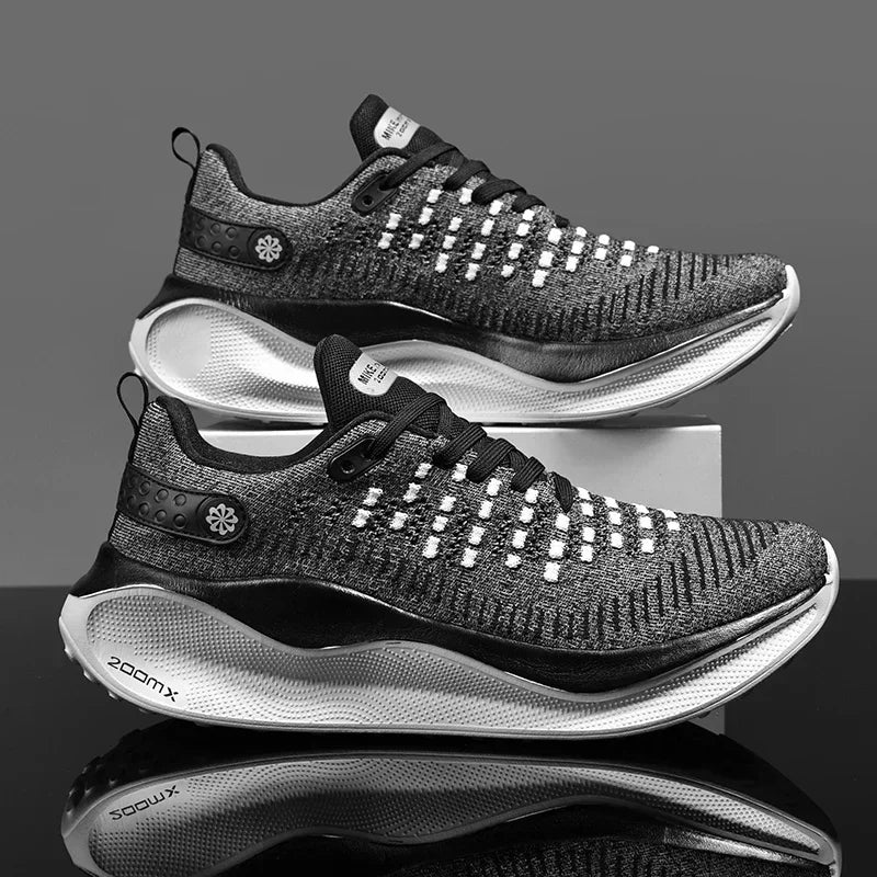 Sportschuhe Herren Mesh Bequeme Tennisschuhe Herren Laufen Carbon Plate Dämpfung Sport Training Joggingschuhe