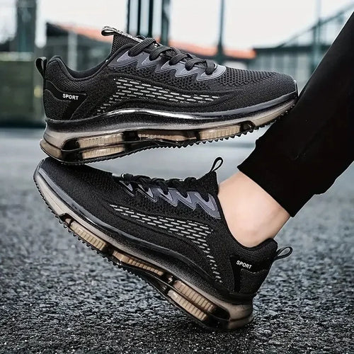 2026 Casual Sneakers Luftkissen-Laufschuhe Jogging Marathon Herren Sport Atmungsaktiv Leichtgewichtig Bequem Rutschfest Freizeit