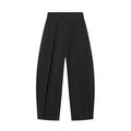 HH Damen Elegante Vintage Plissierte Ballonhose mit Reißverschluss High-Street-Stil Lose Taschen 3-Farben Frühlingshose Mujer