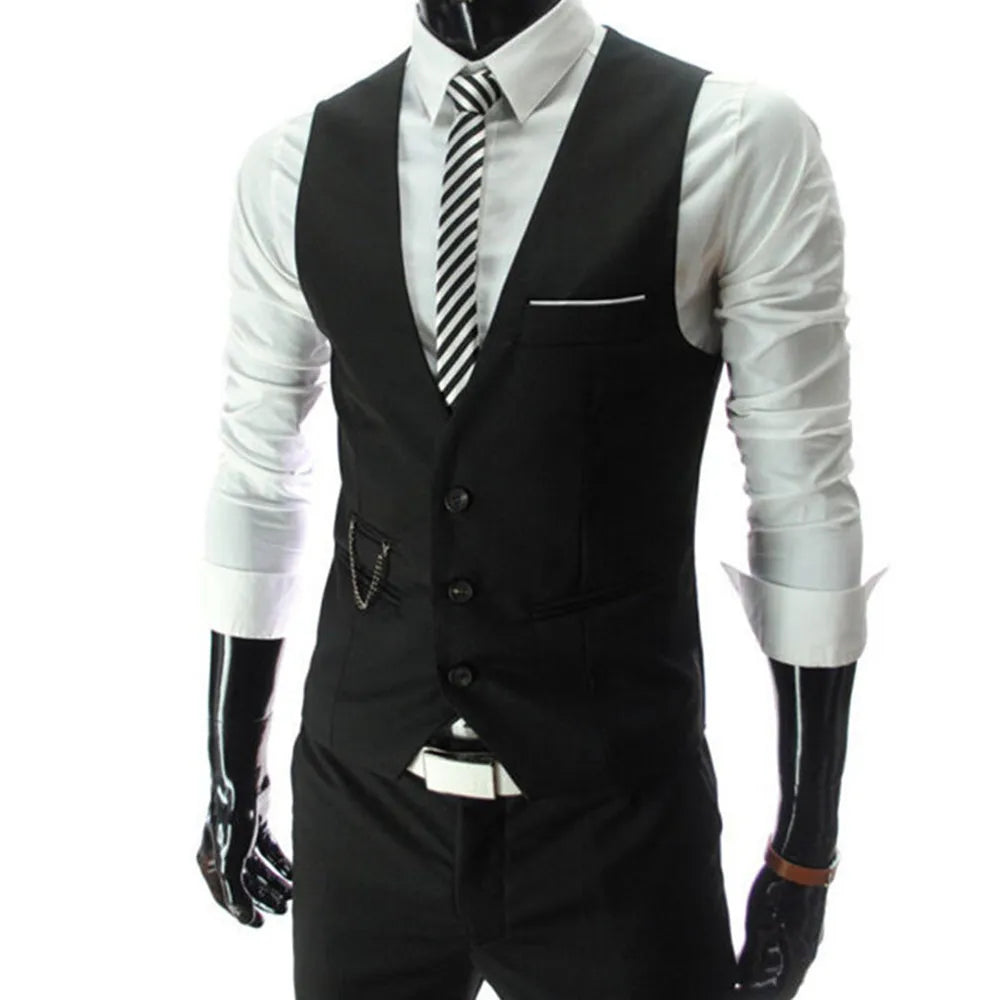 7XL Hohe Qualität Kleid Westen Für Männer Slim Fit Herren Anzug Weste Männliche Weste Gilet Homme Casual Ärmellose Formale Business jacke