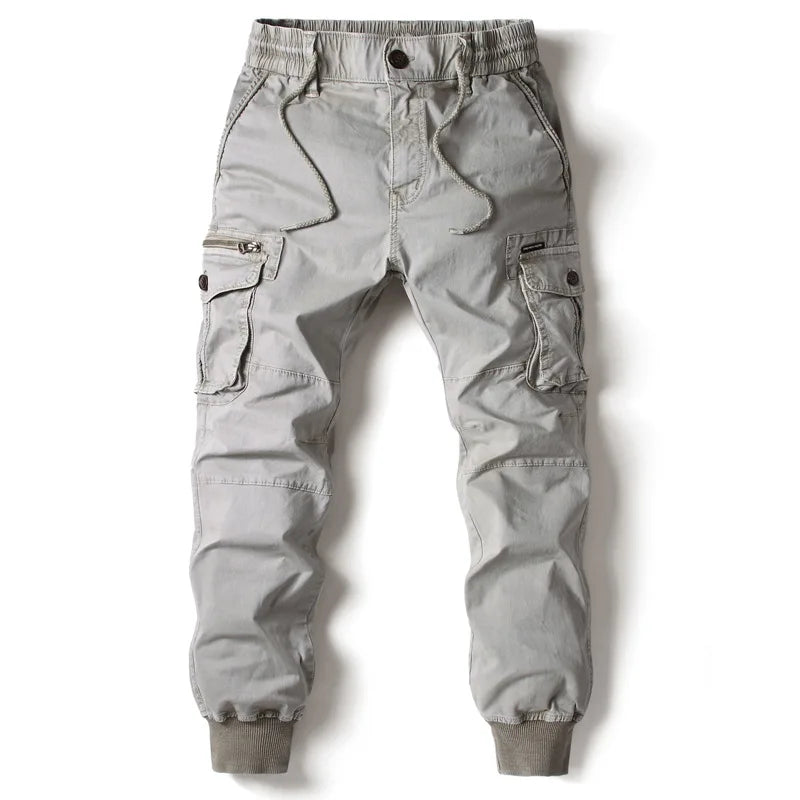 2023 neue Frühjahr männer Baumwolle Cargo Hosen Kleidung Herbst Lässige Mode Elastische Taille Qualität Pantalones Tipo Cargo Hosen Männer