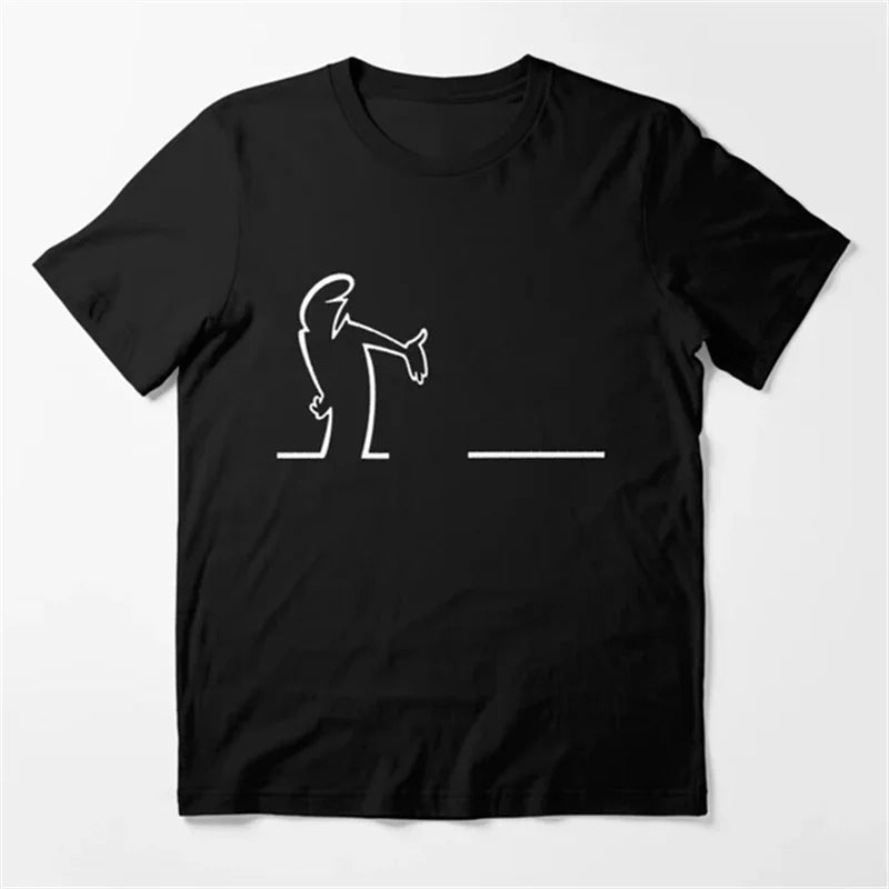 La Linea Die Linie Osvaldo Cavandoli TV T Hemd Männer Glücklich Mode Frauen t-shirts Streetwear T Rundhals Casual Tops camisetas
