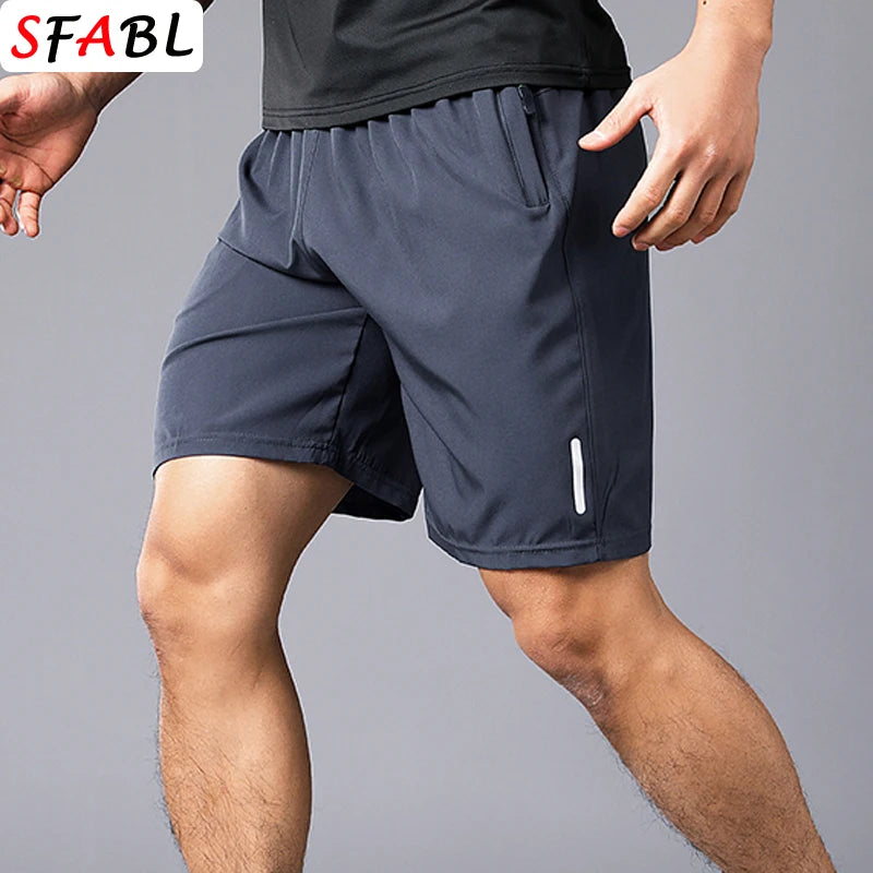 Schnell trocknende Shorts Männer Board Kurze Hosen Sommer Atmungsaktive Sport-Shorts Männer Casual Elastische Lauf Gym Fitness männer Shorts