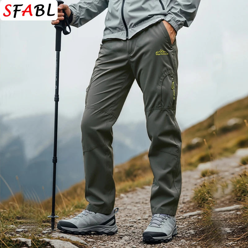 Sommer Outdoor-Sporthosen für Herren und Damen Wander- und Campinghosen Schnelltrocknende Stretch-Taktische Hosen Leichte Trekkinghosen XL-5XL