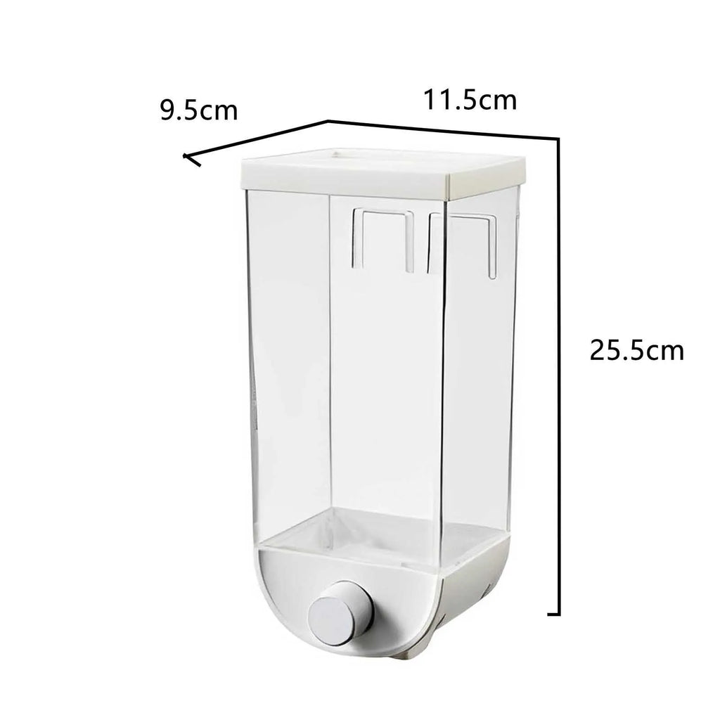 Küche Lagerung Lebensmittel Organizer Wand Montiert Trockenen Lebensmittel Getreide Spender Snack Getreide Kunststoff Lagerung Container Box Rack für Hause