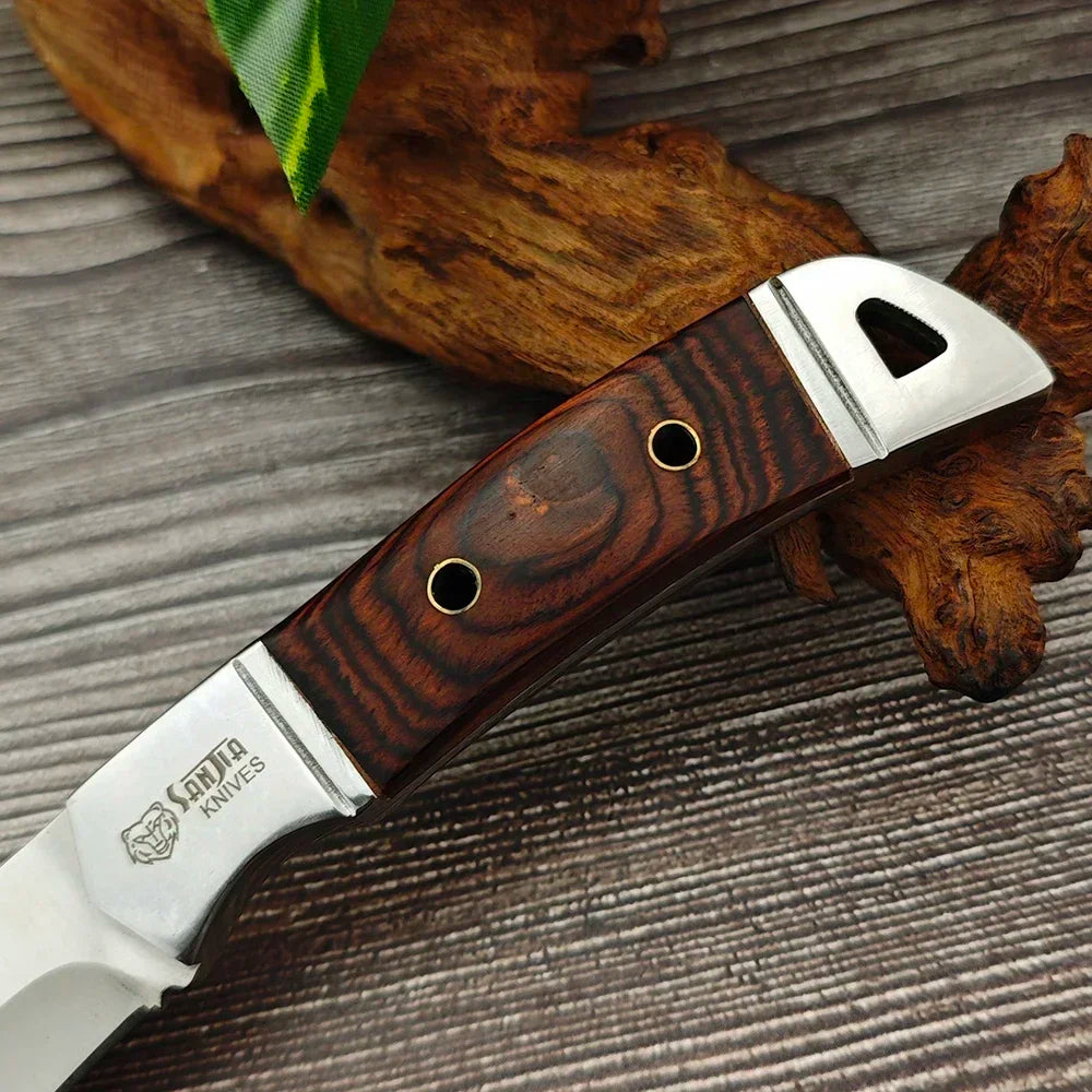 Tragbare K91 Küche Haushalt Outdoor Täglichen Gebrauch Utility Feste Klinge Messer Holzgriff 5Cr13 Stahl Klinge Camping Schneiden Werkzeuge