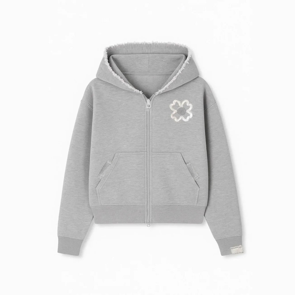 Herren Oversized  Set, Unisex Passform Zip-Up Hoodie Mehrfarbiges Trendiges Zweiteiler-Set