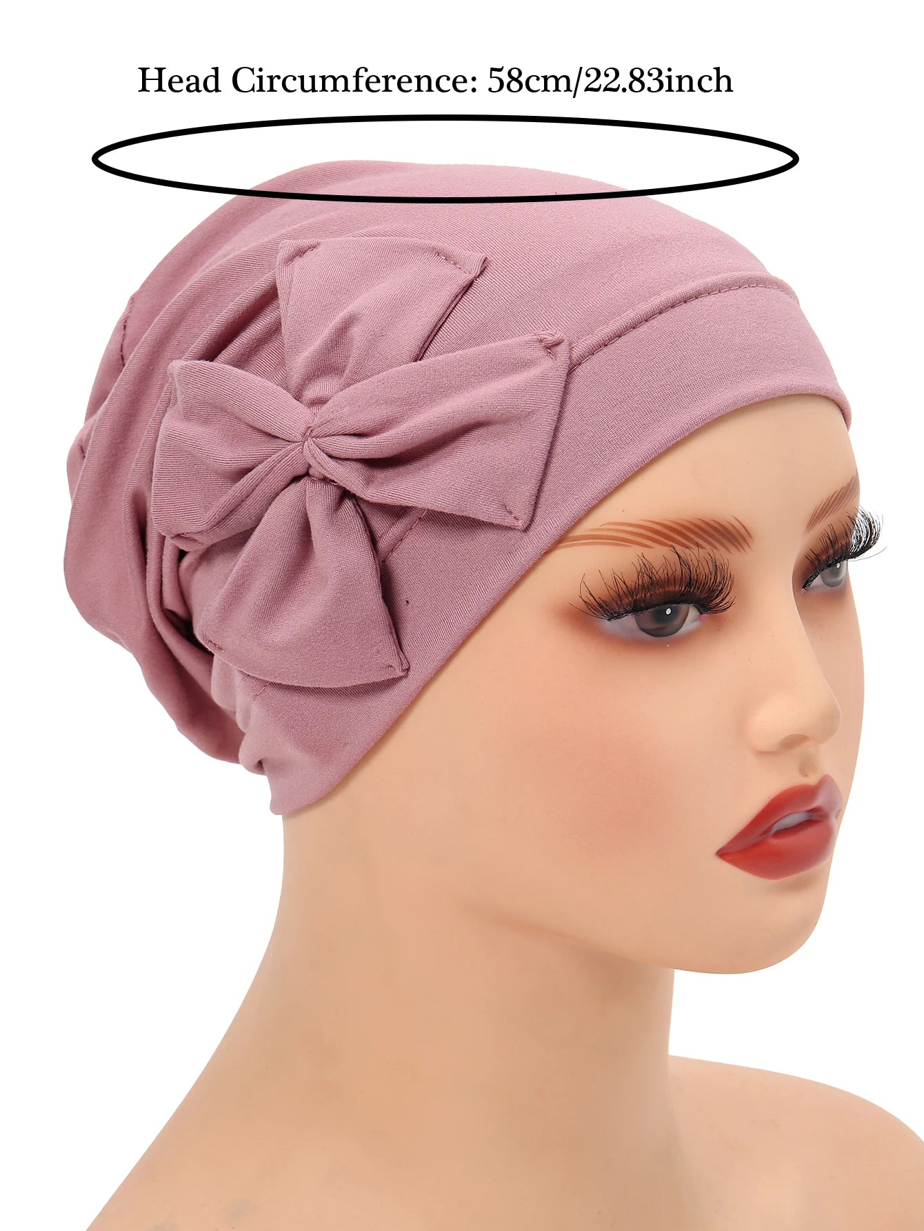 Neue Muslimische Frauen Innere Hijab Hut Bowknot Turban Indische Motorhaube Kopftuch Mützen Haarausfall Kopf Wrap Chemo Kappe Turbante Mujer