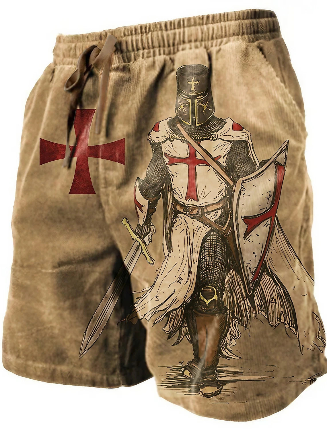 Männer Strand Hosen Royal Knight 3D Gedruckt Shorts Männer der Sommer Atmungsaktive Shorts Fitness Straße Shorts männer Ropa hombre