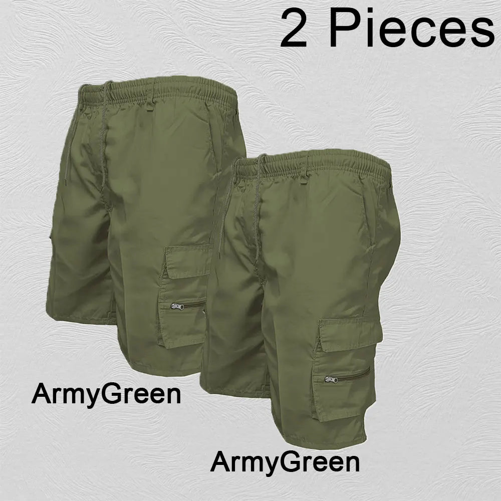 Mode männer Cargo-Shorts Herren Taktische Hosen Casual Große Tasche Sport Hosen Cargo Panels Hosen Plus Größe für Männer