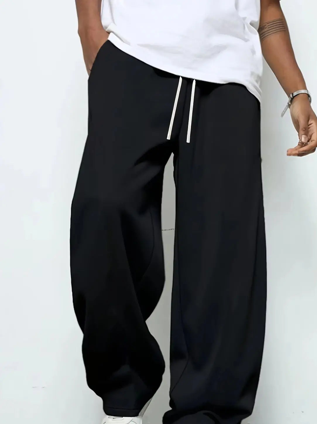 Superhübsche Herrenhose mit geradem Bein aus reiner Baumwolle für Freizeitkleidung, geeignet für Männer und Frauen im Herbst und Winter