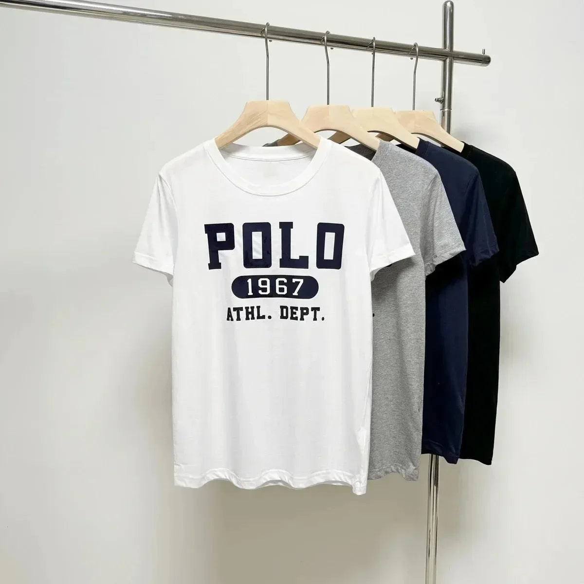 Rlauren T-Shirt neue Polo1967 Logo koreanische beliebte Kleidung Kurzarm Frau Kleidung Tops Damen Tops für den Sommer