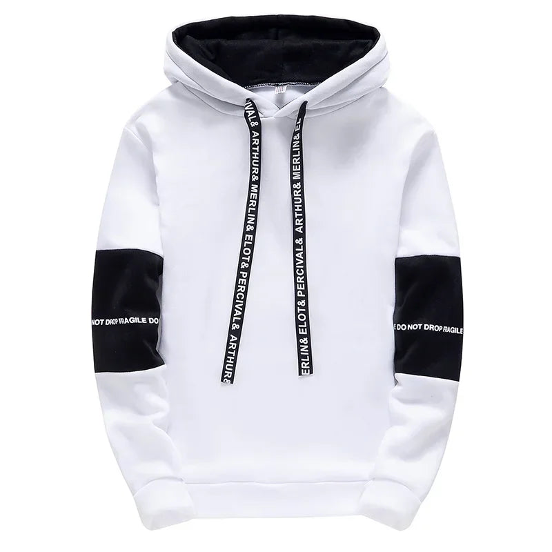 Männer Hoodies Langarm Casual Druck Mit Brief Sweatshirts Neue Frühjahr Hip Hop Pullover Sport Top Männliche Mit Kapuze Sweatshirts