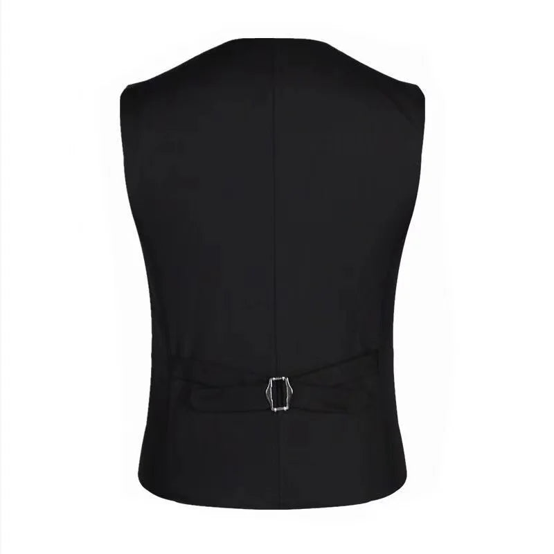 7XL Hohe Qualität Kleid Westen Für Männer Slim Fit Herren Anzug Weste Männliche Weste Gilet Homme Casual Ärmellose Formale Business jacke