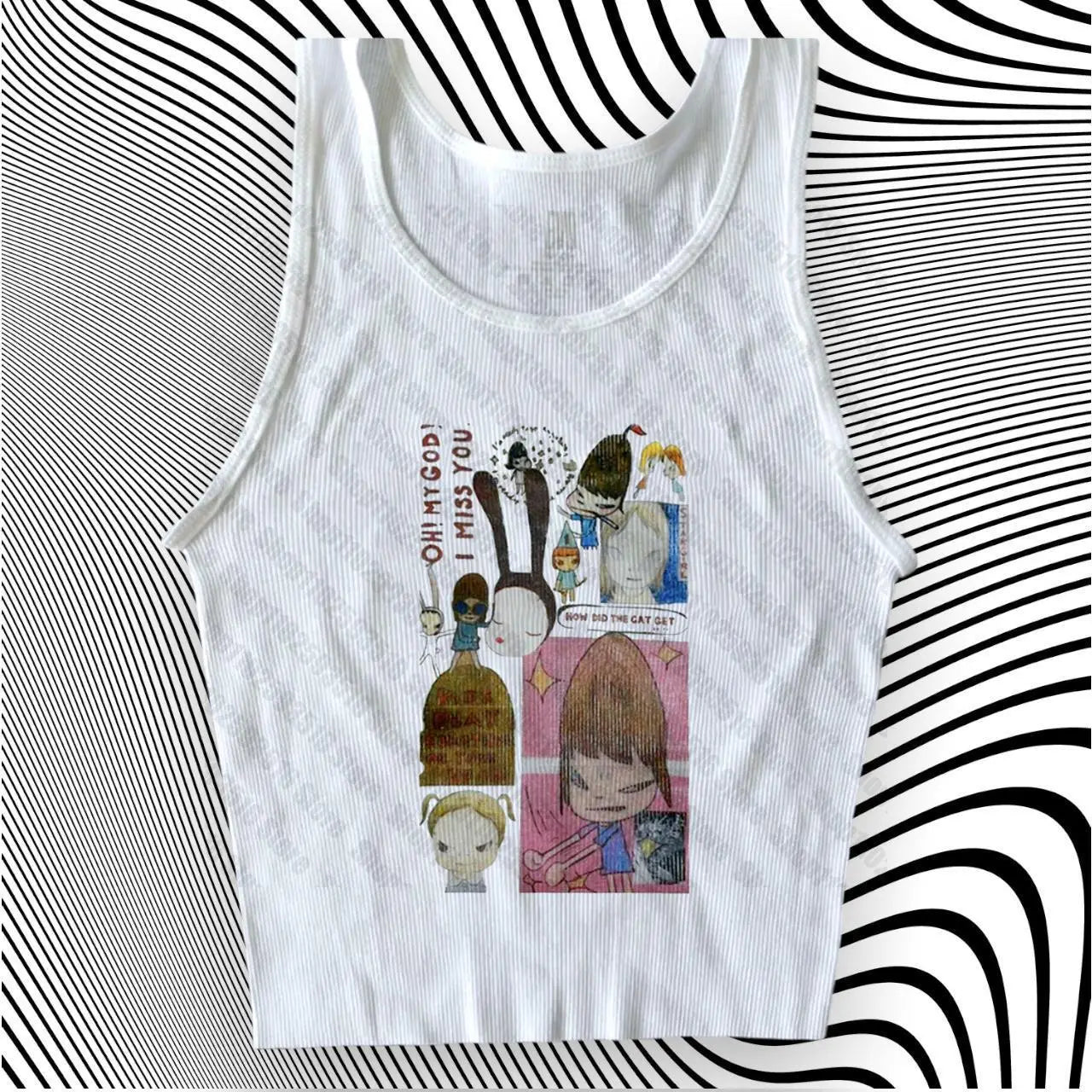 Ästhetische Brief Tank top Crop Tops T-shirt Kurzarm Weste Tees Harajuku Streetwear Hosenträger Frauen Kleidung hemd 2000er Jahre