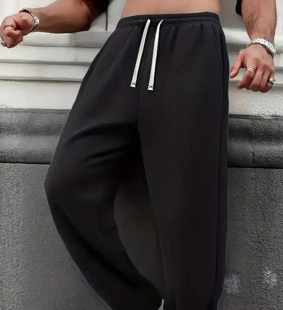 Superhübsche Herrenhose mit geradem Bein aus reiner Baumwolle für Freizeitkleidung, geeignet für Männer und Frauen im Herbst und Winter
