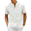 Sommer Neue männer Casual Slim Fit Polo-Shirt Einfarbig Atmungsaktive Taste Kurzarm Top Erfrischende und Bequeme T-shirt