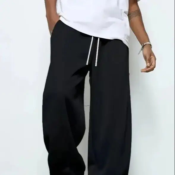 Superhübsche Herrenhose mit geradem Bein aus reiner Baumwolle für Freizeitkleidung, geeignet für Männer und Frauen im Herbst und Winter