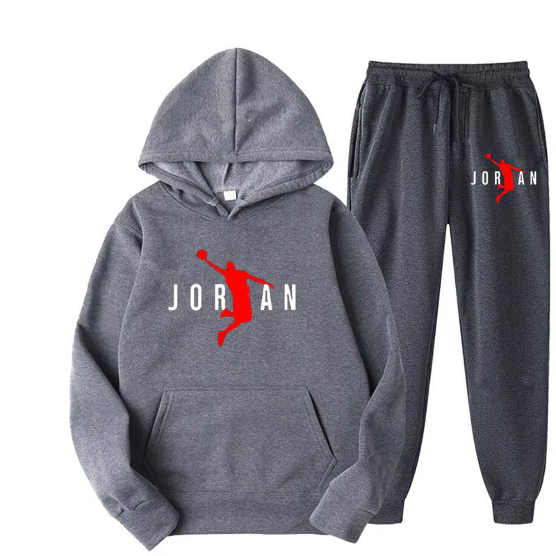 Fleece Hoodie & Jogginghose Set – Unisex Trainingsanzug