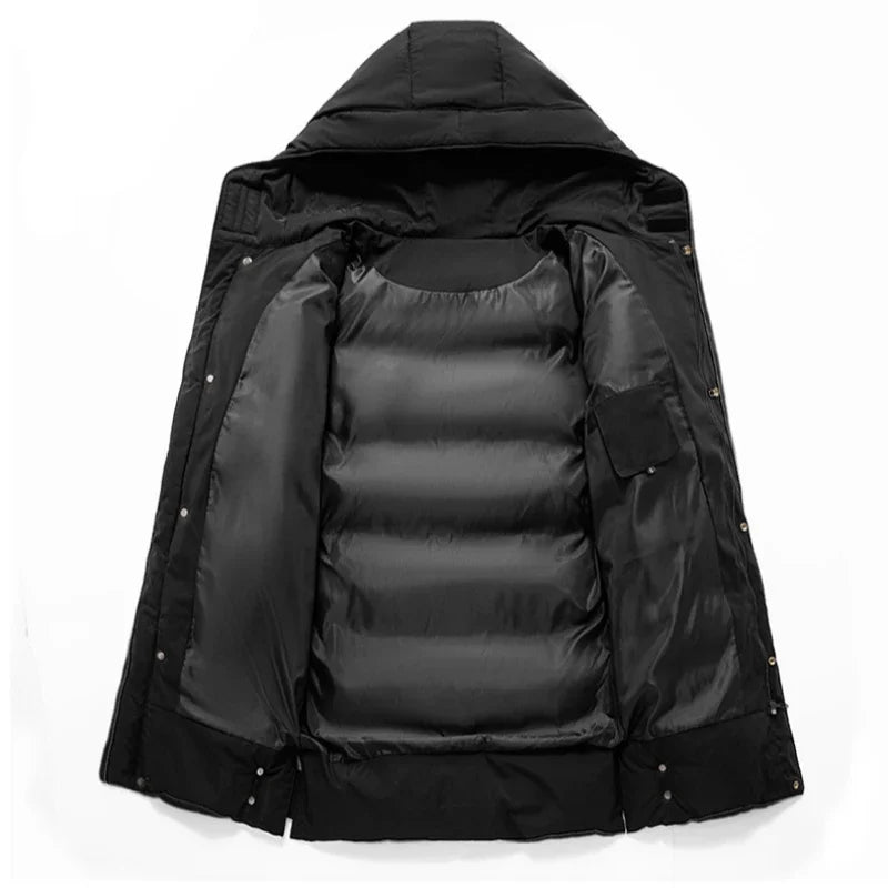 Jacke Männlich Cargo ,Lange Windschutz Plus Größe 8xl 7xl 6xl Casual Warme Gepolsterte Oberbekleidung Winter Parkas Männer Dicke Warme Jacke mäntel