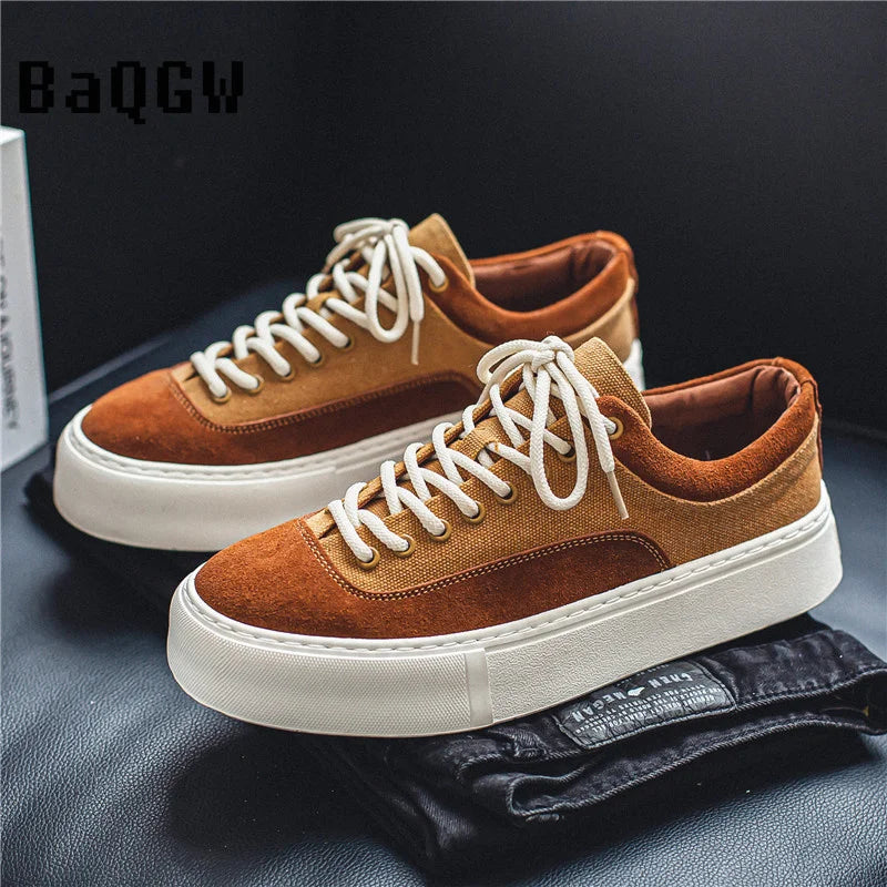 Koreanische Mode lässig Leinwand Turnschuhe Männer Harajuku Plattform Leinwand Schuhe Mann atmungsaktive Männer vulkan isierte Schuhe Zapatos de Lona