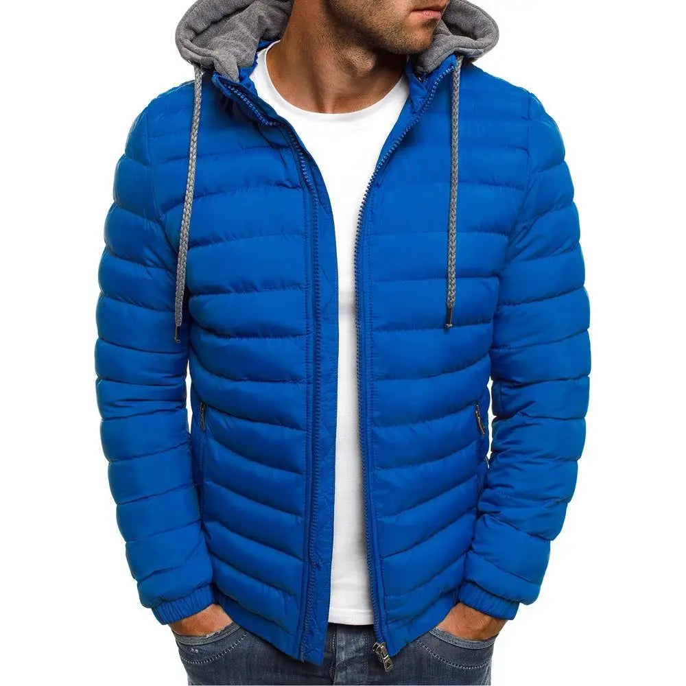 JOTT Herrenjacke, Herbst-/Winterjacke, Kapuzenjacke aus Baumwolle 2025, leichte Winter-Daunenjacke