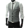7XL Hohe Qualität Kleid Westen Für Männer Slim Fit Herren Anzug Weste Männliche Weste Gilet Homme Casual Ärmellose Formale Business jacke