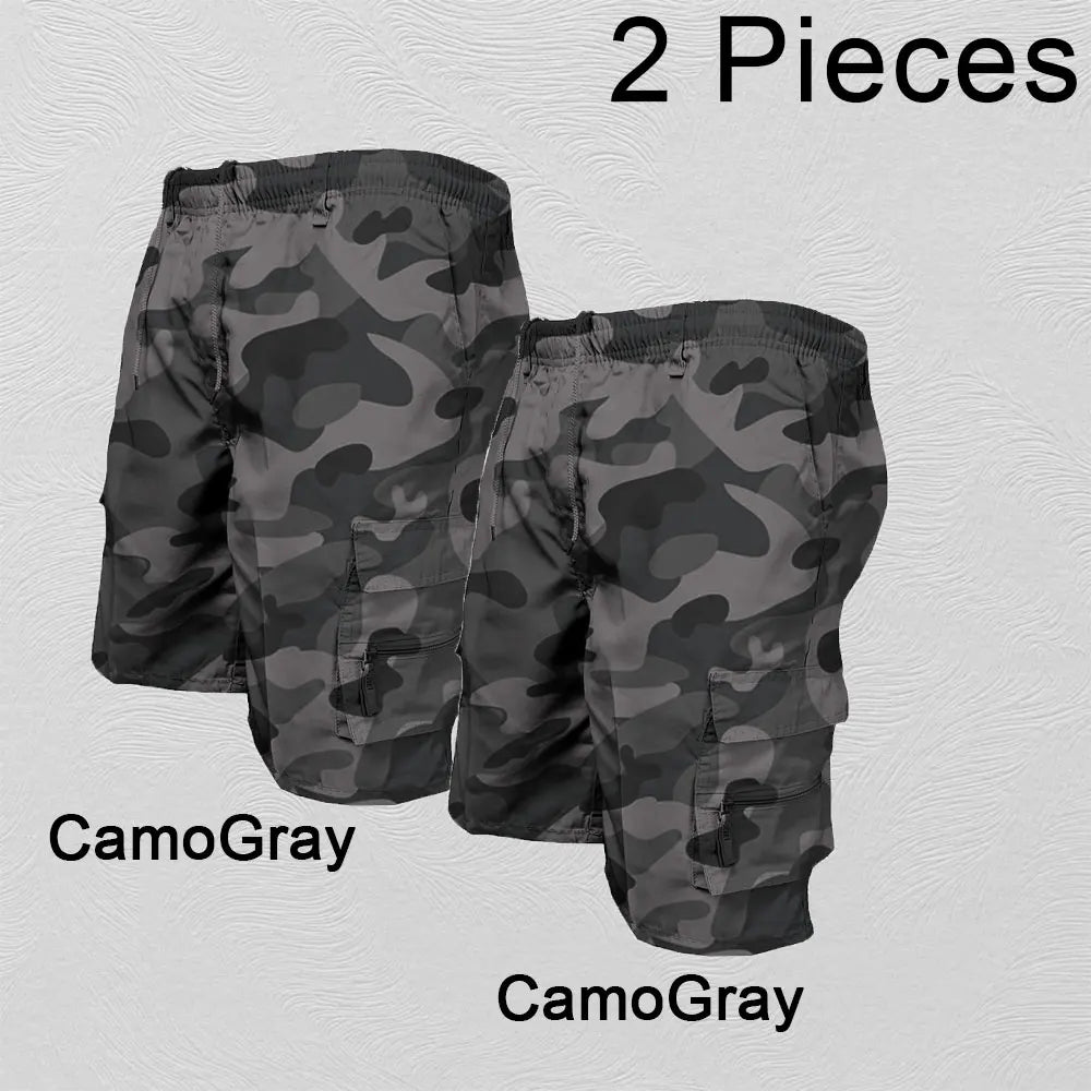 Mode männer Cargo-Shorts Herren Taktische Hosen Casual Große Tasche Sport Hosen Cargo Panels Hosen Plus Größe für Männer