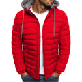 JOTT Herrenjacke, Herbst-/Winterjacke, Kapuzenjacke aus Baumwolle 2025, leichte Winter-Daunenjacke