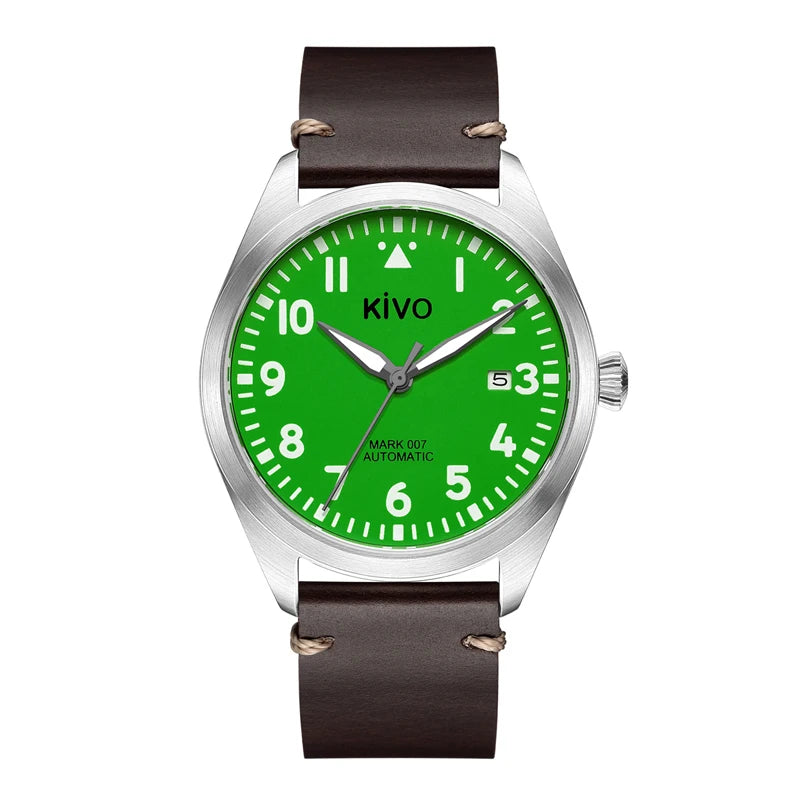 Swiss Uhren Aviator Pilot Automatikuhr Field Mechanische  Fliegeruhr Flieger Armbanduhr Reloj Aviador Piloto Clock Uhr