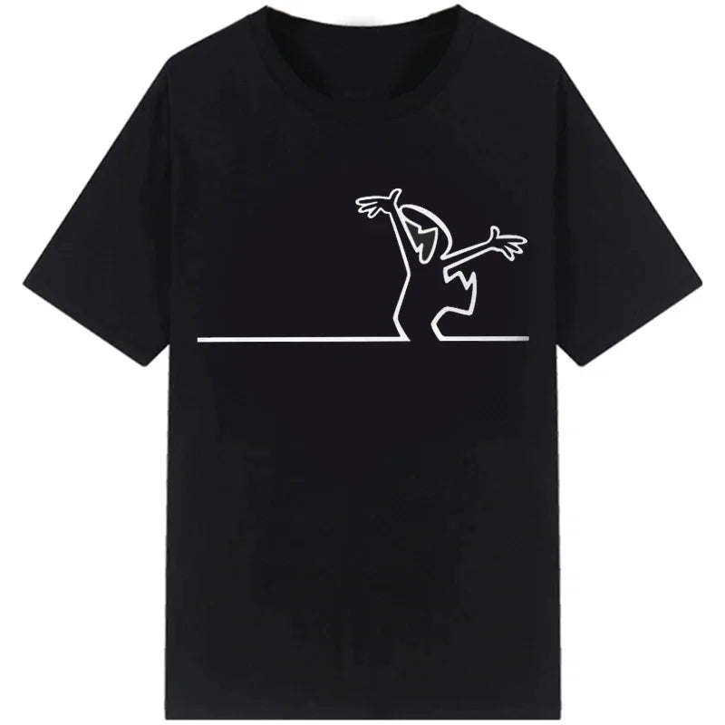La Linea Die Linie Osvaldo Cavandoli TV T Hemd Männer Glücklich Mode Frauen t-shirts Streetwear T Rundhals Casual Tops camisetas